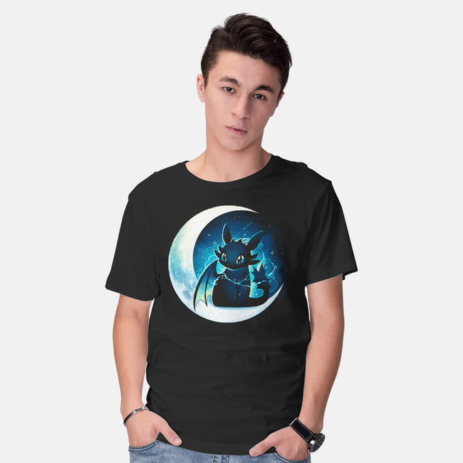 Dragon Moon Star-Mens-Basic-Tee-Vallina84