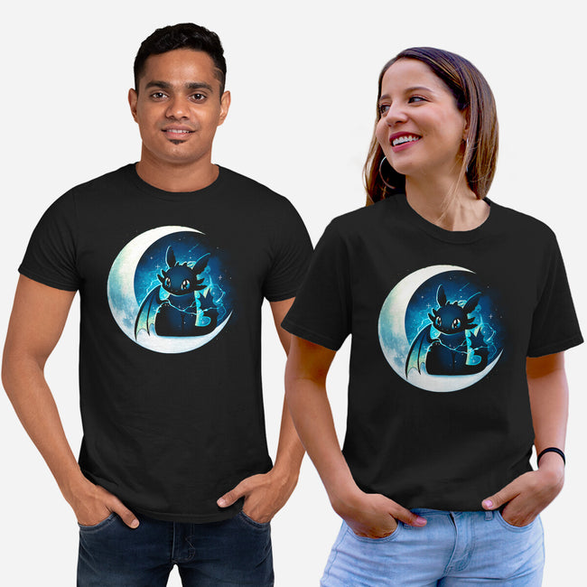 Dragon Moon Star-Unisex-Basic-Tee-Vallina84