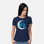 Dragon Moon Star-Womens-Basic-Tee-Vallina84