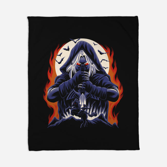 Rise Of The Shadow-None-Fleece-Blanket-rmatix