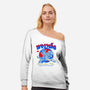 Small Paws Big Heart-Womens-Off Shoulder-Sweatshirt-Hafaell