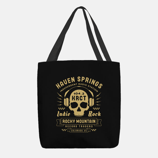 Haven Springs Radio Emblem-None-Basic Tote-Bag-LAGELANTEE