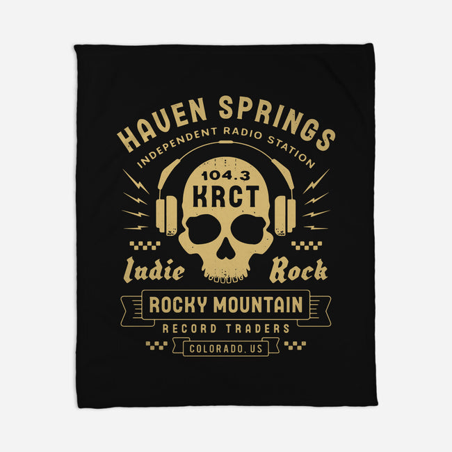 Haven Springs Radio Emblem-None-Fleece-Blanket-LAGELANTEE