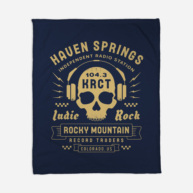 Haven Springs Radio Emblem-None-Fleece-Blanket-LAGELANTEE