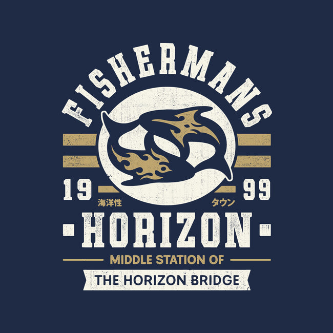 Fishermans Horizon Crest-Womens-V-Neck-Tee-LAGELANTEE