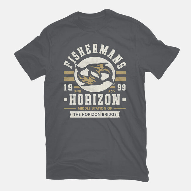 Fishermans Horizon Crest-Mens-Premium-Tee-LAGELANTEE