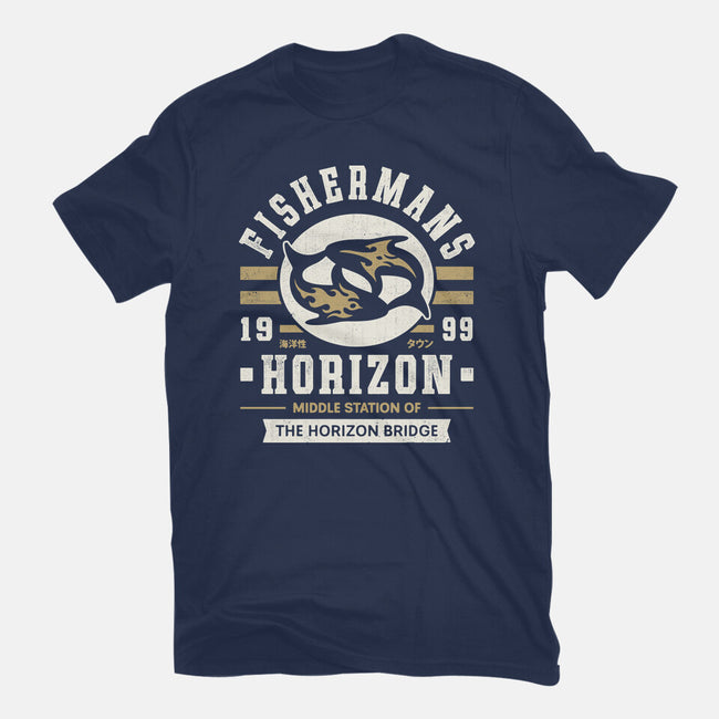 Fishermans Horizon Crest-Mens-Premium-Tee-LAGELANTEE