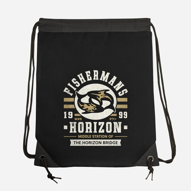 Fishermans Horizon Crest-None-Drawstring-Bag-LAGELANTEE