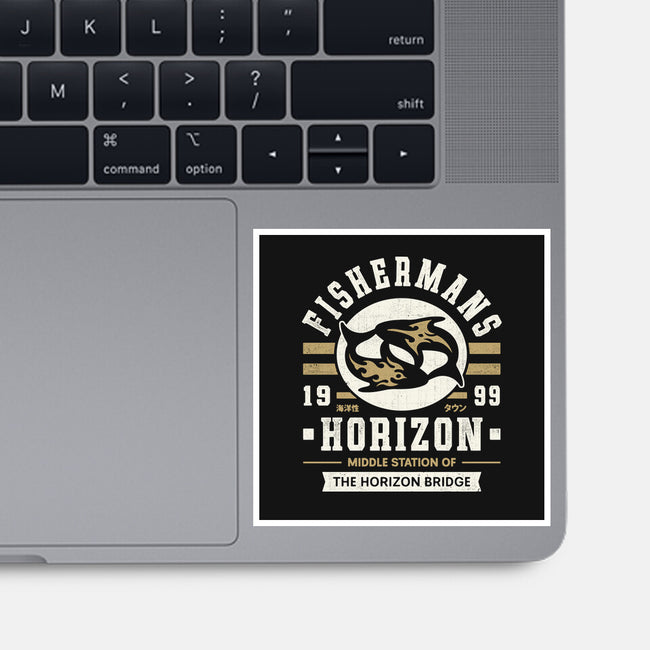 Fishermans Horizon Crest-None-Glossy-Sticker-LAGELANTEE