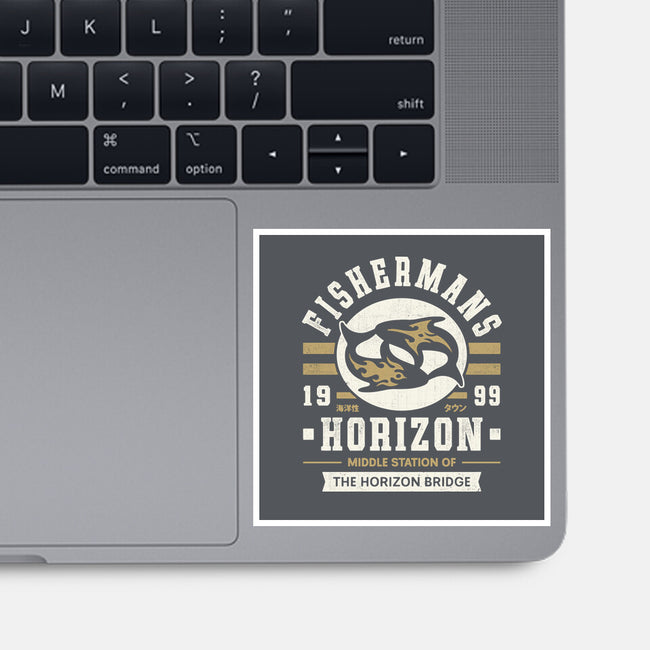 Fishermans Horizon Crest-None-Glossy-Sticker-LAGELANTEE