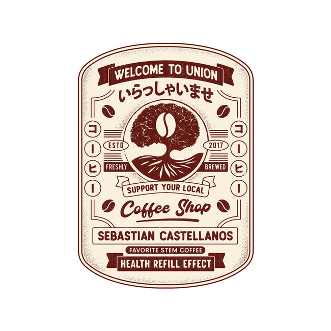 Immersive Mental World Coffee Crest-Mens-Heavyweight-Tee-LAGELANTEE