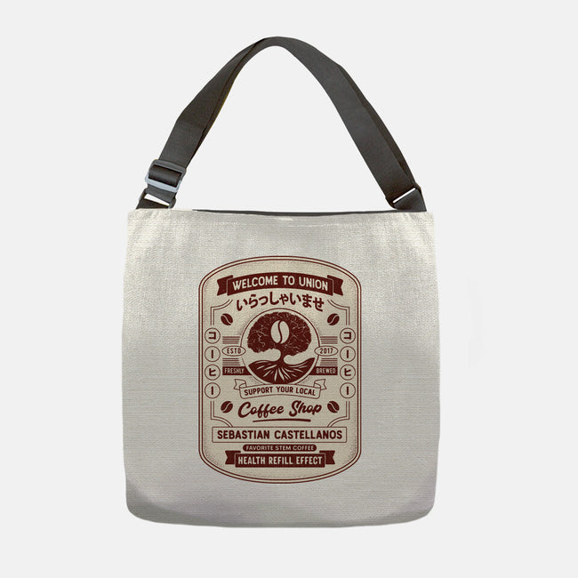 Immersive Mental World Coffee Crest-None-Adjustable Tote-Bag-LAGELANTEE