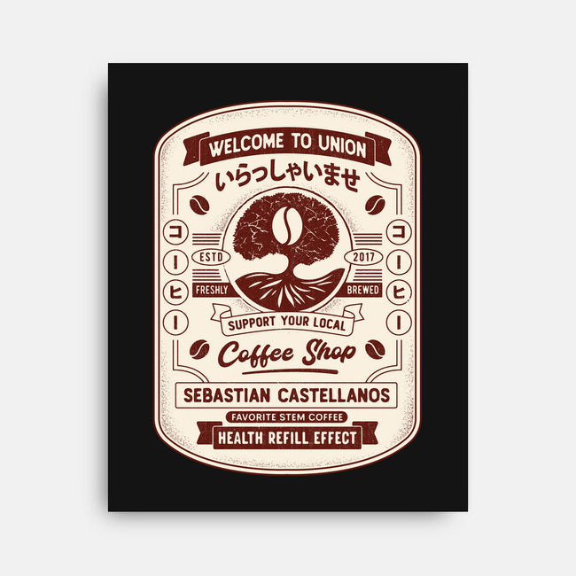 Immersive Mental World Coffee Crest-None-Stretched-Canvas-LAGELANTEE