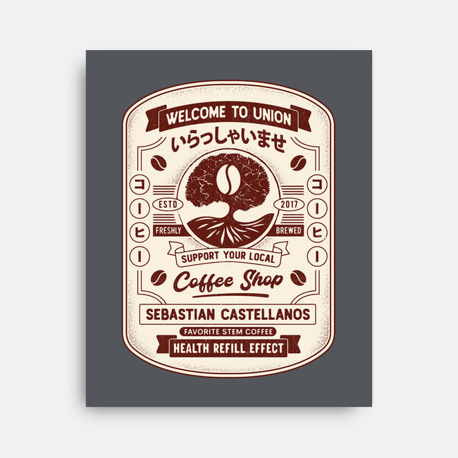 Immersive Mental World Coffee Crest-None-Stretched-Canvas-LAGELANTEE