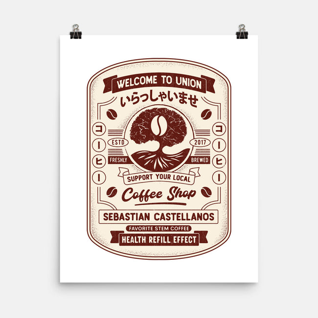 Immersive Mental World Coffee Crest-None-Matte-Poster-LAGELANTEE