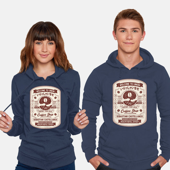 Immersive Mental World Coffee Crest-Unisex-Pullover-Sweatshirt-LAGELANTEE