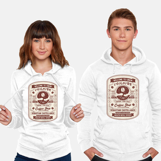 Immersive Mental World Coffee Crest-Unisex-Pullover-Sweatshirt-LAGELANTEE