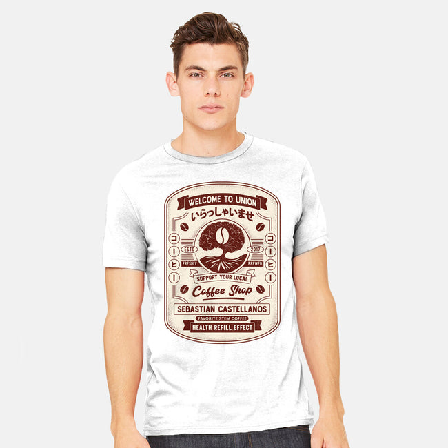 Immersive Mental World Coffee Crest-Mens-Heavyweight-Tee-LAGELANTEE