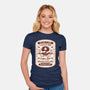 Immersive Mental World Coffee Crest-Womens-Fitted-Tee-LAGELANTEE