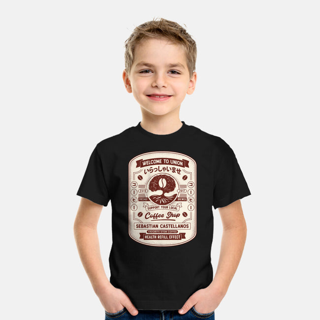 Immersive Mental World Coffee Crest-Youth-Basic-Tee-LAGELANTEE