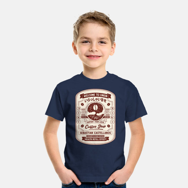 Immersive Mental World Coffee Crest-Youth-Basic-Tee-LAGELANTEE