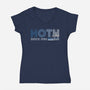 Hoth Since 1980-Womens-V-Neck-Tee-DrMonekers