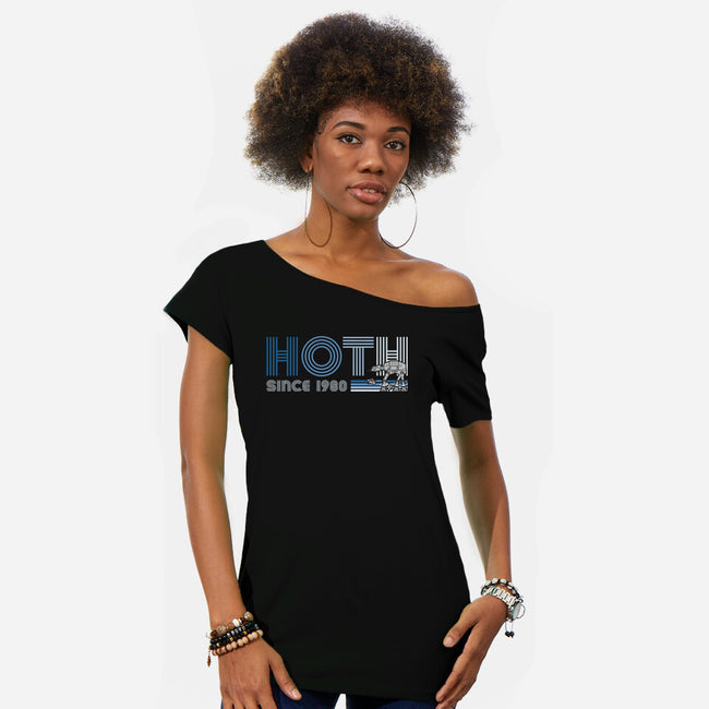 Hoth Since 1980-Womens-Off Shoulder-Tee-DrMonekers