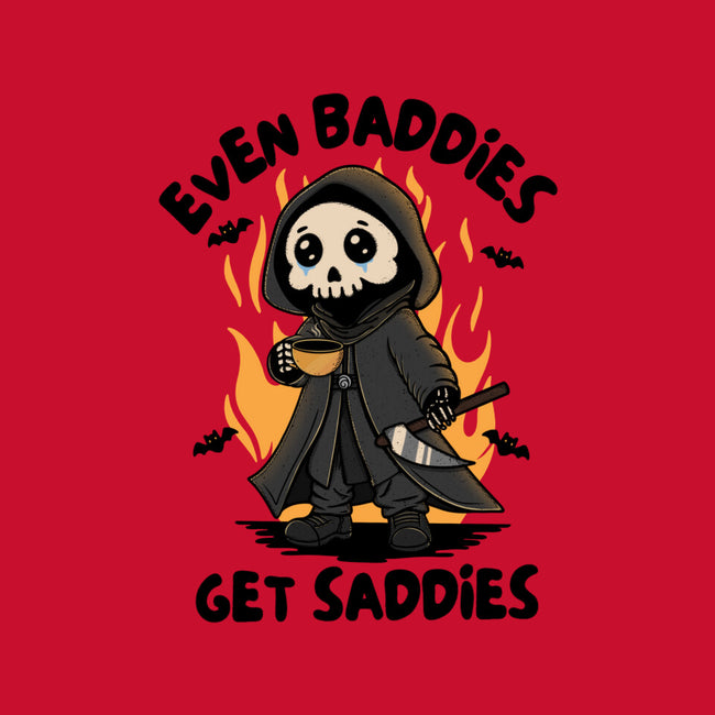 Even Baddies Get Saddies-Unisex-Crew Neck-Sweatshirt-Trendlory