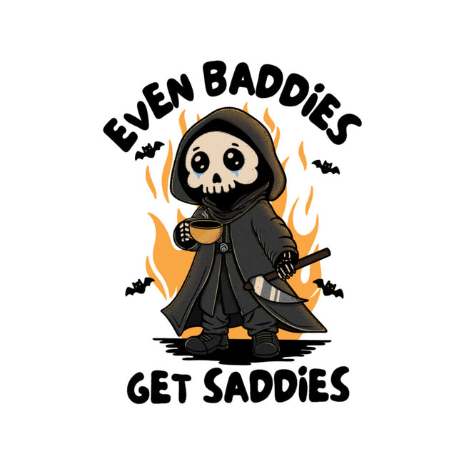 Even Baddies Get Saddies-Unisex-Crew Neck-Sweatshirt-Trendlory