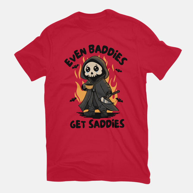 Even Baddies Get Saddies-Unisex-Basic-Tee-Trendlory