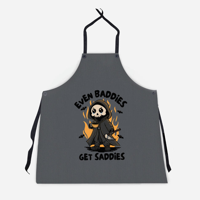 Even Baddies Get Saddies-Unisex-Kitchen-Apron-Trendlory