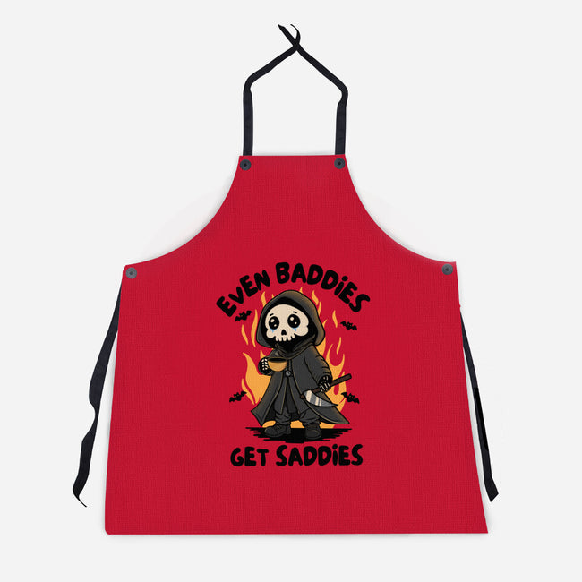 Even Baddies Get Saddies-Unisex-Kitchen-Apron-Trendlory