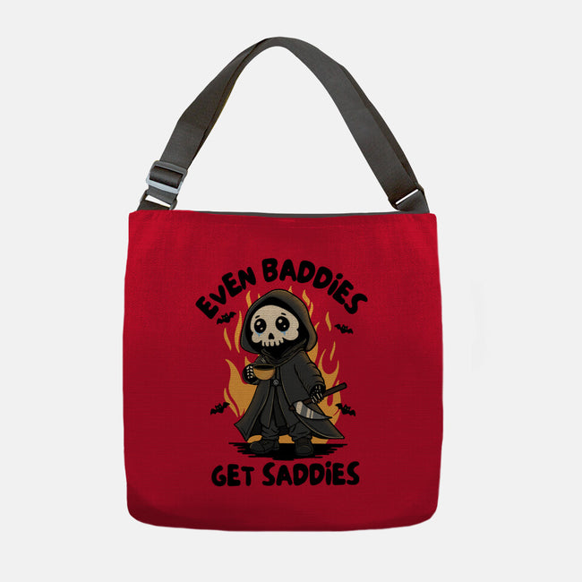 Even Baddies Get Saddies-None-Adjustable Tote-Bag-Trendlory