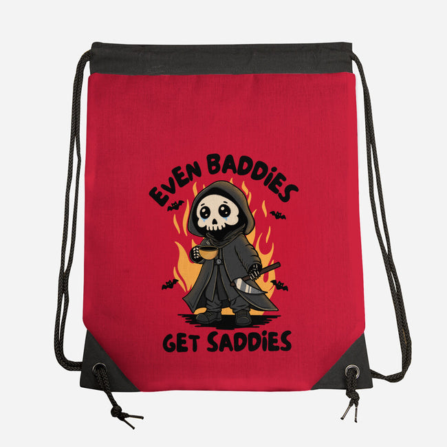 Even Baddies Get Saddies-None-Drawstring-Bag-Trendlory