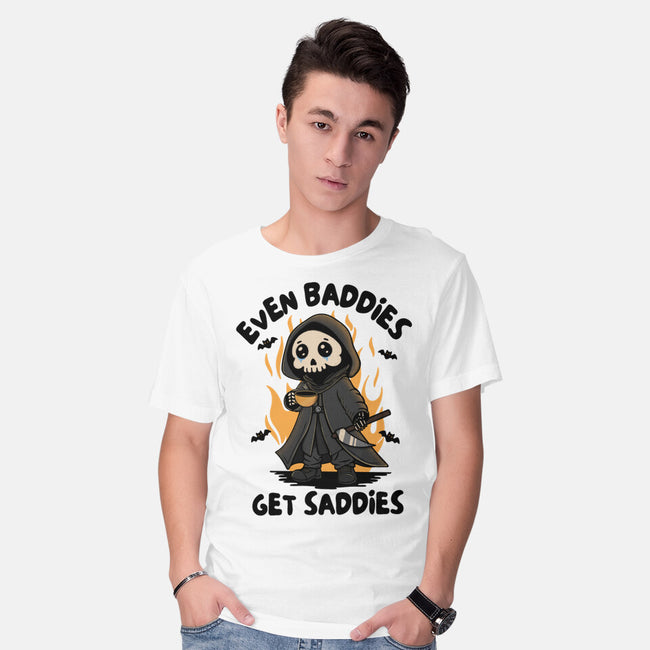 Even Baddies Get Saddies-Mens-Basic-Tee-Trendlory