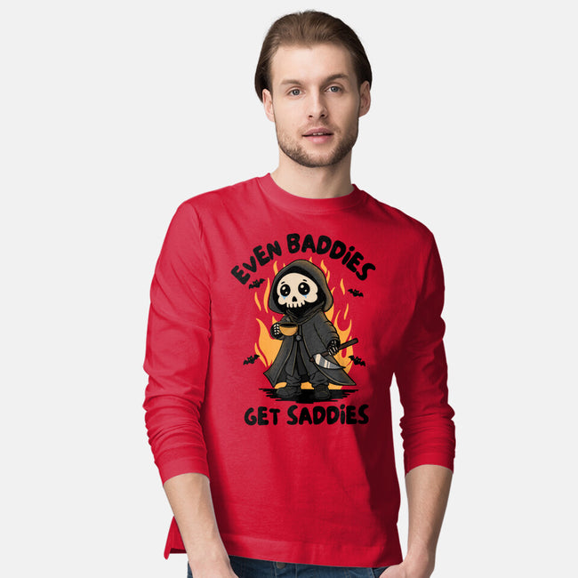 Even Baddies Get Saddies-Mens-Long Sleeved-Tee-Trendlory