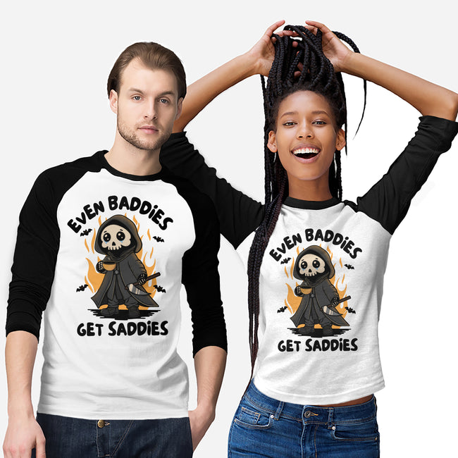 Even Baddies Get Saddies-Unisex-Baseball-Tee-Trendlory