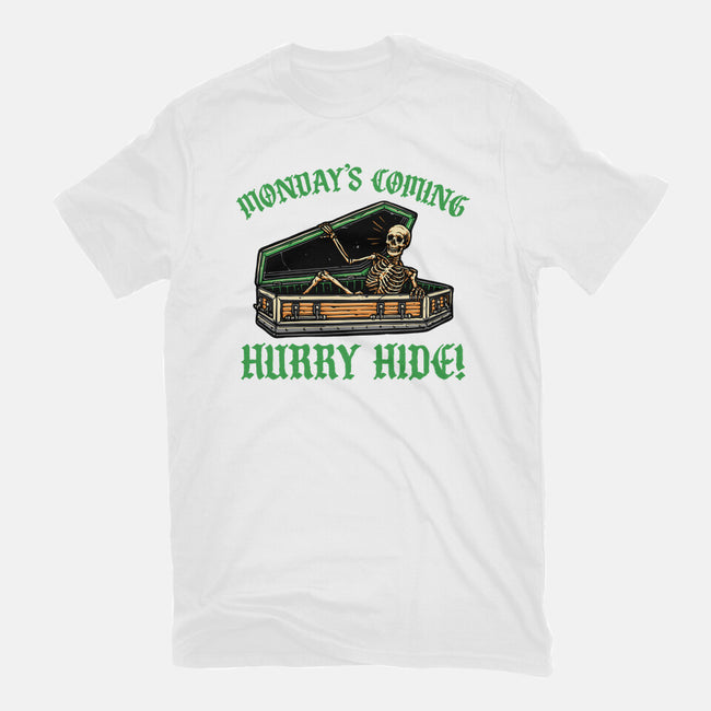 Monday’s Coming-Mens-Heavyweight-Tee-glitchygorilla