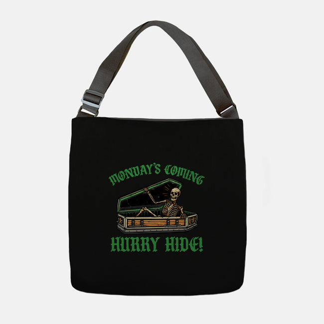 Monday’s Coming-None-Adjustable Tote-Bag-glitchygorilla