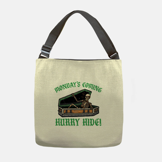 Monday’s Coming-None-Adjustable Tote-Bag-glitchygorilla