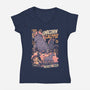 Unicorncalypse-Womens-V-Neck-Tee-eduely