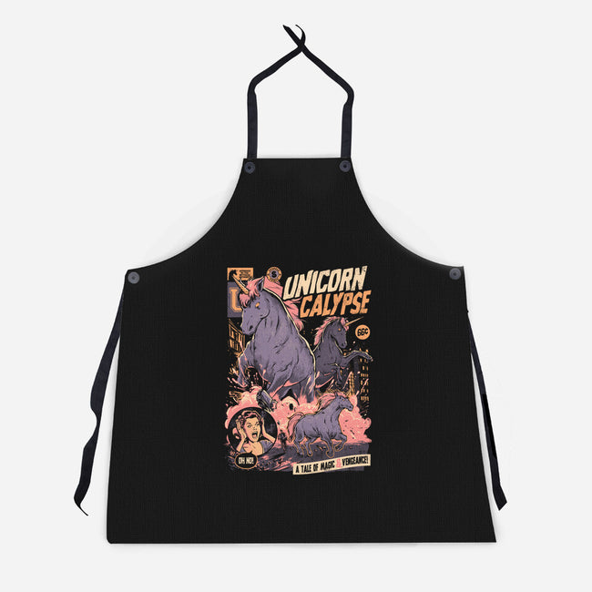 Unicorncalypse-Unisex-Kitchen-Apron-eduely