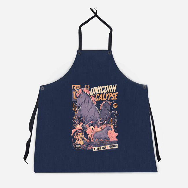 Unicorncalypse-Unisex-Kitchen-Apron-eduely