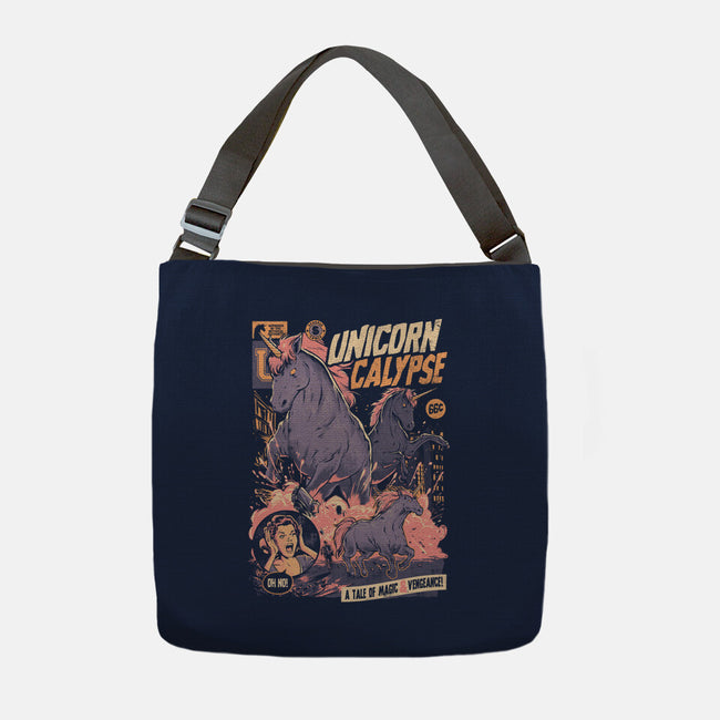 Unicorncalypse-None-Adjustable Tote-Bag-eduely