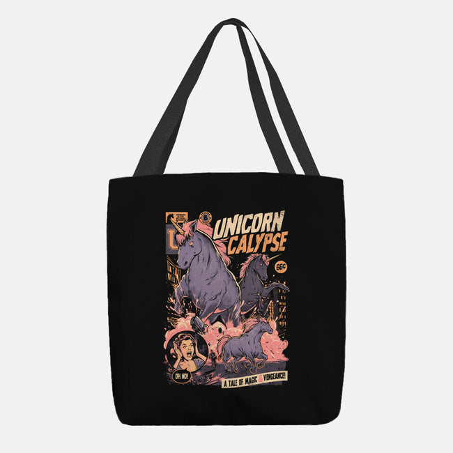 Unicorncalypse-None-Basic Tote-Bag-eduely