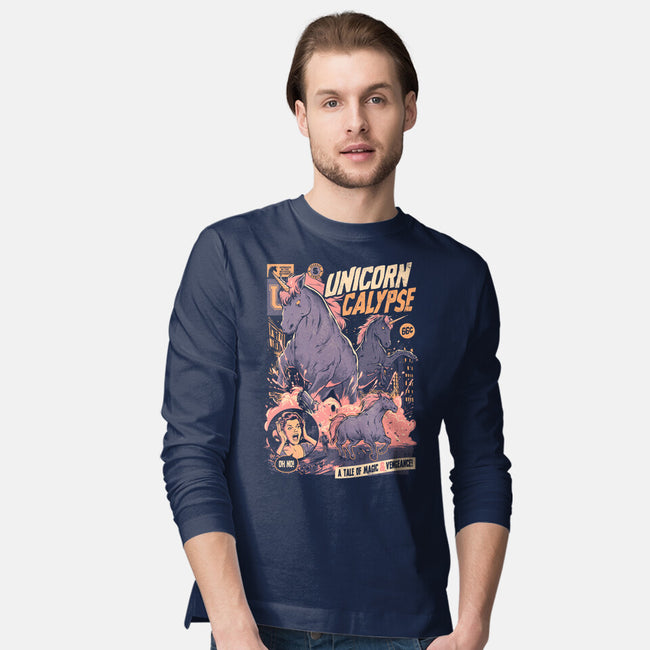 Unicorncalypse-Mens-Long Sleeved-Tee-eduely