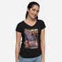 Unicorncalypse-Womens-V-Neck-Tee-eduely