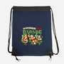 Piranha Plant Parade-None-Drawstring-Bag-tobefonseca