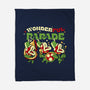 Piranha Plant Parade-None-Fleece-Blanket-tobefonseca