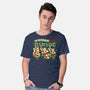 Piranha Plant Parade-Mens-Basic-Tee-tobefonseca